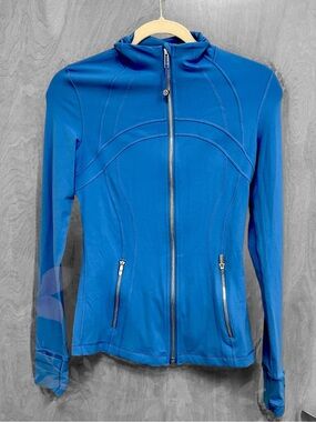NWT Lululemon Define Jacket Pool Party Blue Mirror Zip Nulu